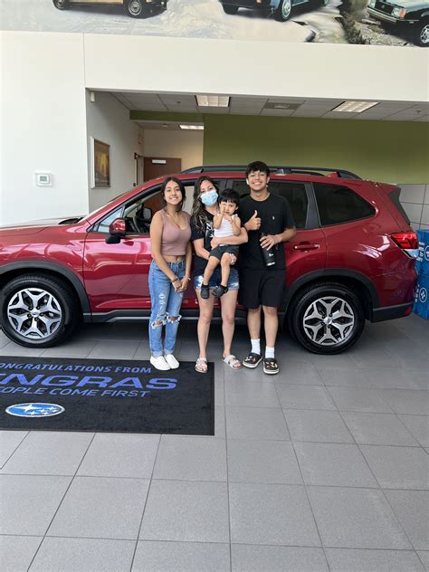 Congratulations to Julie and her family on their new Forester!