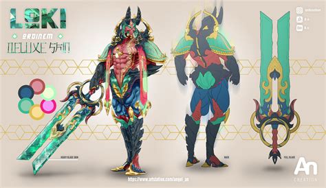 A n - Warframe: Loki Deluxe Skin