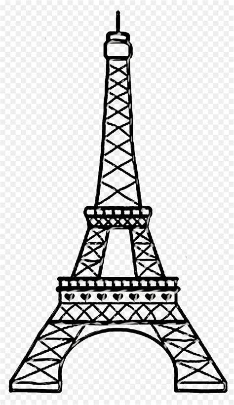 eiffel tower drawing cartoon Tower eiffel drawing paris france vector ...