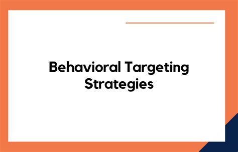 Behavioral Targeting Strategies For Political Campaigns