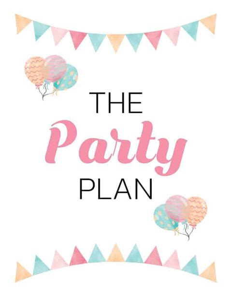 9 Free Party Planning Printables to Keep You Organized - Simply Stacie