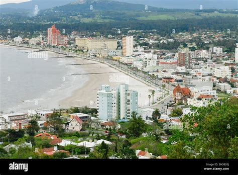 Beach of the City of maldonado - Uruguay Stock Photo - Alamy