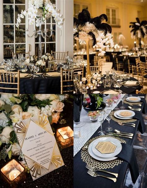 Chic and glamorous Art Deco wedding ideas and themes | Art deco wedding ...