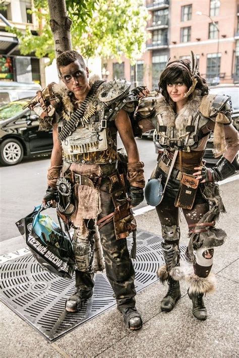 Pin by Zoey Liu on 科幻建筑场景 | Post apocalyptic fashion, Mad max costume ...