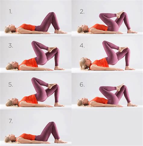 A Practice to Relieve Sacroiliac Discomfort Lower Back Pain Stretches ...