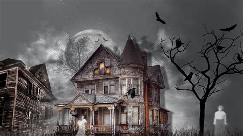 Ghost House Wallpapers - Top Free Ghost House Backgrounds - WallpaperAccess