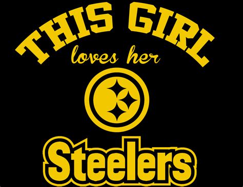 This Girl Loves Her Steelers | Steelers, Love her, Steeler nation