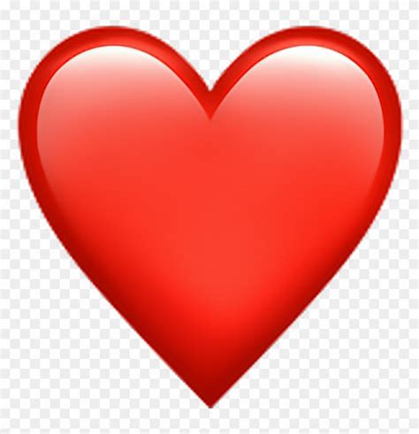 Heart Love Red Whatsapp Emoji Emotion Emotions - Big Heart Emoji - Free ...