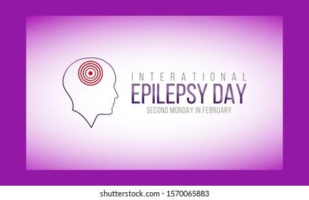 Vector Illustration On Theme International Epilepsy Stock Vector ...