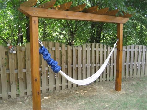 DIY hammock stand - The Owner-Builder Network