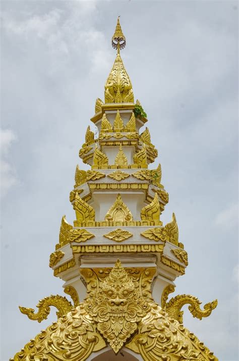 Buddhist relics stock photo. Image of golden, blue, thai - 76641820