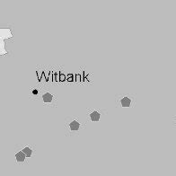 Map depicting a part of the Highveld area with the approximate ...