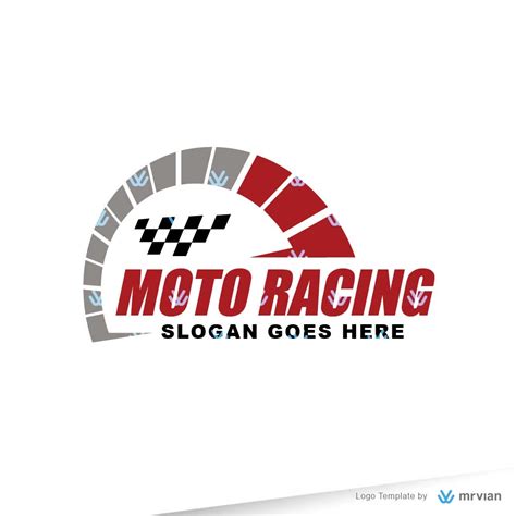 Moto Racing Logo Template - Mrvian