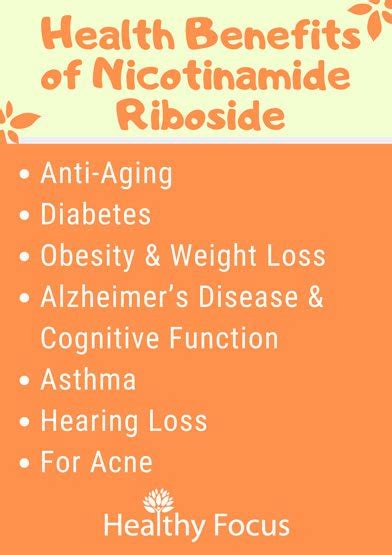 7 Health Benefits of Nicotinamide Riboside - Healthy Focus