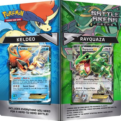 Rayquaza vs. Keldeo Battle Arena Decks - Pokemon TCG Live Codes | PTCGL ...