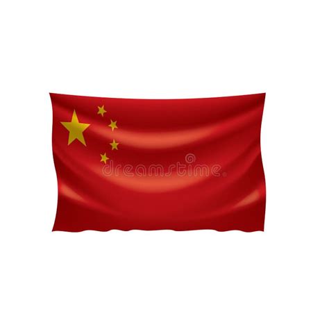 China Flag, Vector Illustration Stock Vector - Illustration of ...