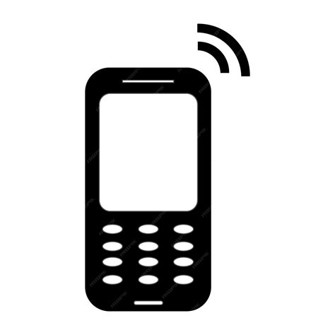 Cell Phone Icon Vector Free