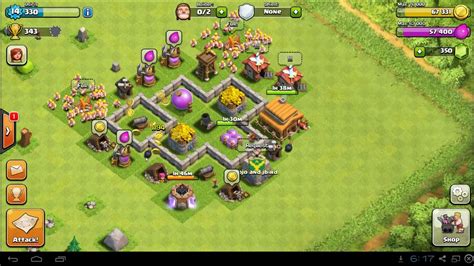 Clash of Clans Town Hall 3 Defense: Best Base Layout Guide TH3 - video ...