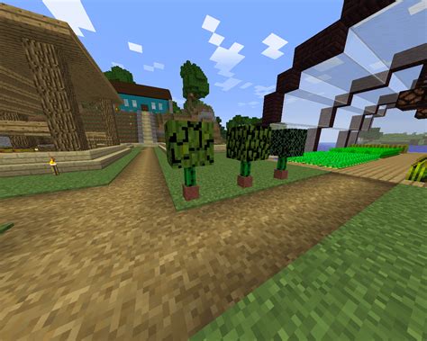 Leaves + flower pot with cactus in it = little bushes : r/Minecraft