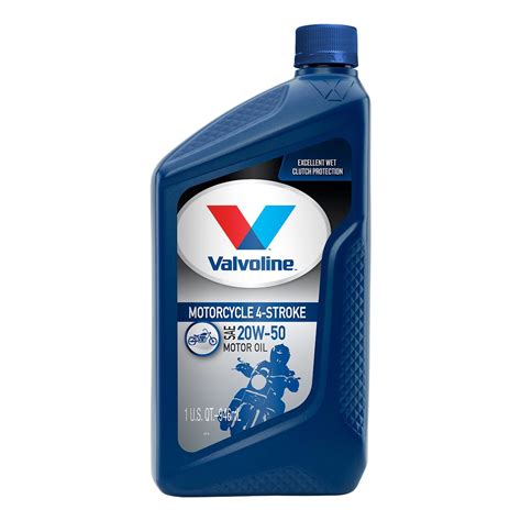 Valvoline 4 Stroke Motorcycle Engine Oil 20W-50 1 Quart