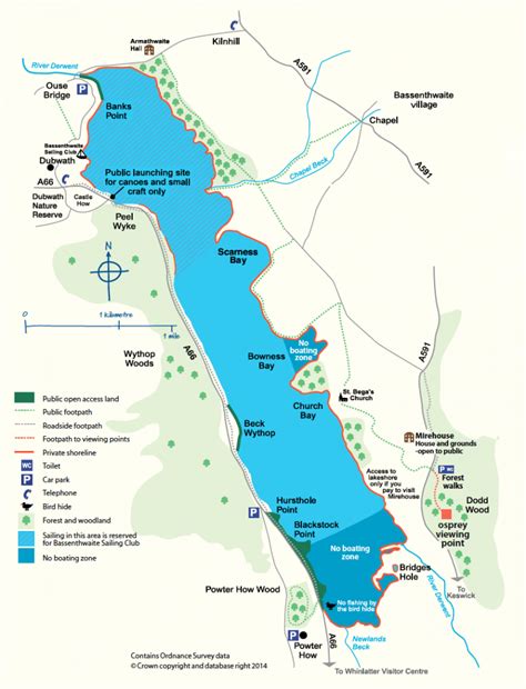 Bassenthwaite permits : Lake District National Park