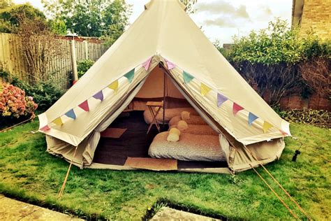 Winter Glamping & Heated Tents with Wood Burner Inside - Honeybells