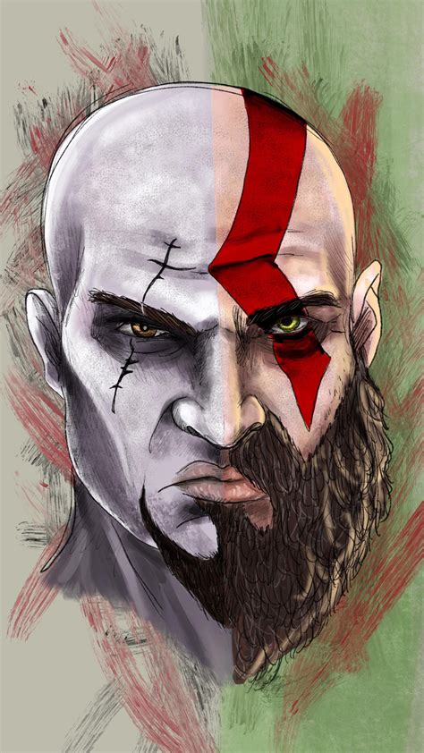 How To Draw Kratos From God Of War 3 ~ How To Draw Kratos | Bodewasude