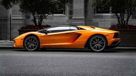 Orange Lamborghini Aventador Supercar Wallpapers - Wallpaper Cave