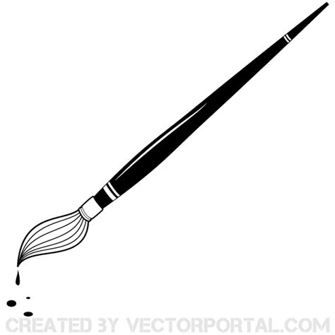 Free paint brush vector clip art image.. More Free Vector Graphics, www ...