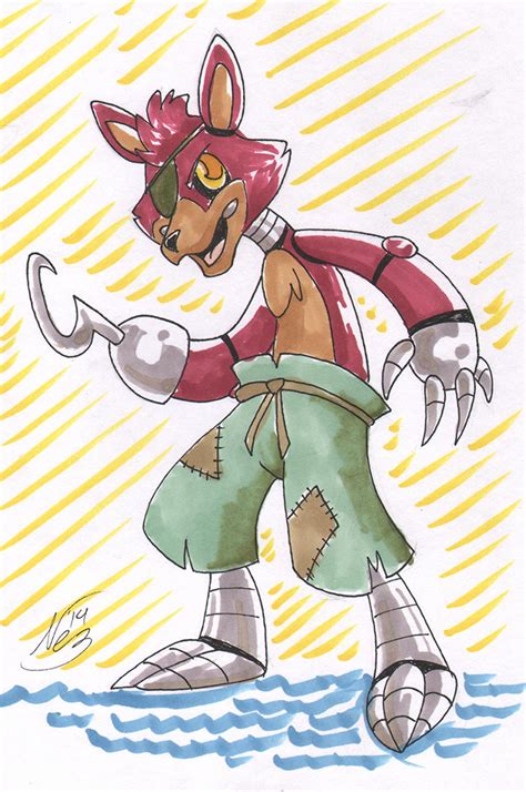 Foxy the Pirate by Wazaga on DeviantArt