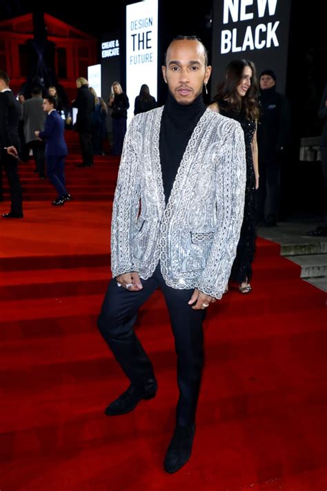 Lewis Hamilton at the British Fashion Awards 2019 in London | Best ...