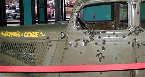 Bonnie and Clyde's Car - Bullet-Riddled 1934 Ford