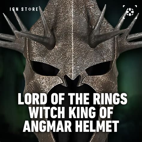 A 1:1 scale replica of The Witch King of Angmar's helmet is available ...