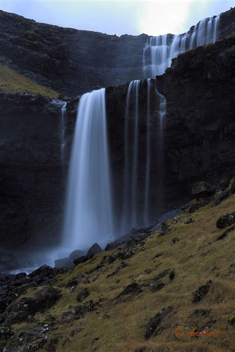 Waterfall in Faroe Islands | Waterfall, Beautiful waterfalls, Faroe ...