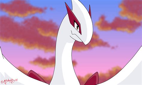 Shiny Lugia - Movie Scene | Lugia, Cute pokemon wallpaper, Pokemon fan art