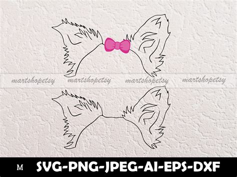 Border Collie Dog Ears Outline Svg Tatoo Design Svg Mr-mrs - Etsy UK