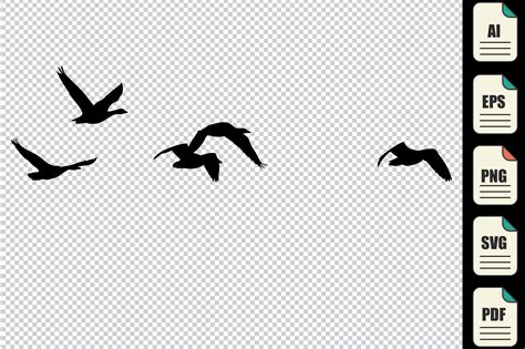 Free Flying Geese & Geese-Bird Images Graphic by blue-hat-graphics ...