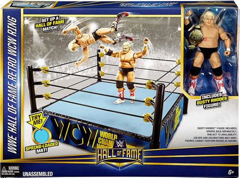 WWE Wrestling WWE Hall of Fame Retro WCW Ring Exclusive Playset ...