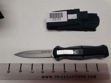 Benchmade Infidel Automatic Knife W/Canvas Sheath - Trice Auctions