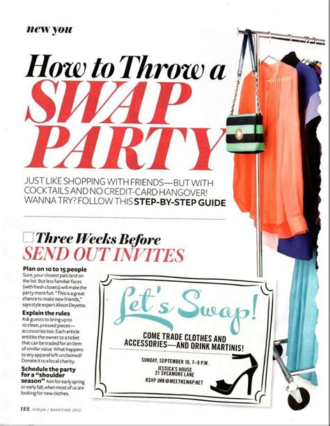 Pin on Party ideas | Swap party invitation, Swap party, Clothing swap