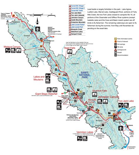 Banff National Park Map