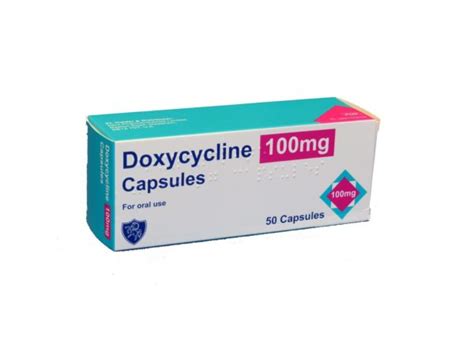 Doxycycline Capsules 100mg (50) POM - Baymed