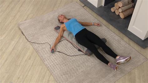 HoMedics Air Compression Back Stretching Mat on QVC - YouTube