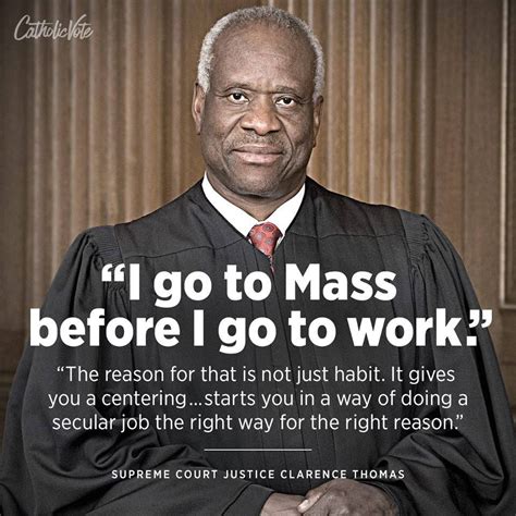 Supreme Court Associate Justice, Clarence Thomas. | Catholic, Catholic ...