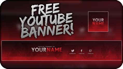 15 YT Banner Template PSD Images - YouTube Banner Template 2560 X 1440 ...