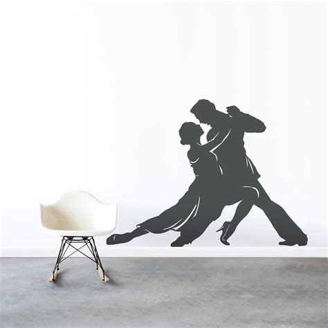 Ballroom Dancers Wall Art Decal | Dancer wall art, Decal wall art, West ...