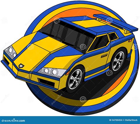 Speeding Cartoon Car | CartoonDealer.com #54700201