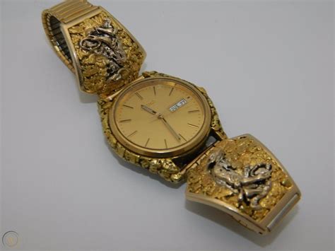 L & L Of Alaska Gold Nugget Watch & Band Seiko Men's. GS1927 | #1732206857