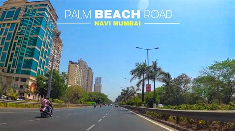 Navi Mumbai Skyline | 4K Drive on Palm Beach Road - 1 | India - YouTube