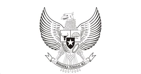 Mewarnai Gambar Garuda Pancasila Untuk Anak Tk